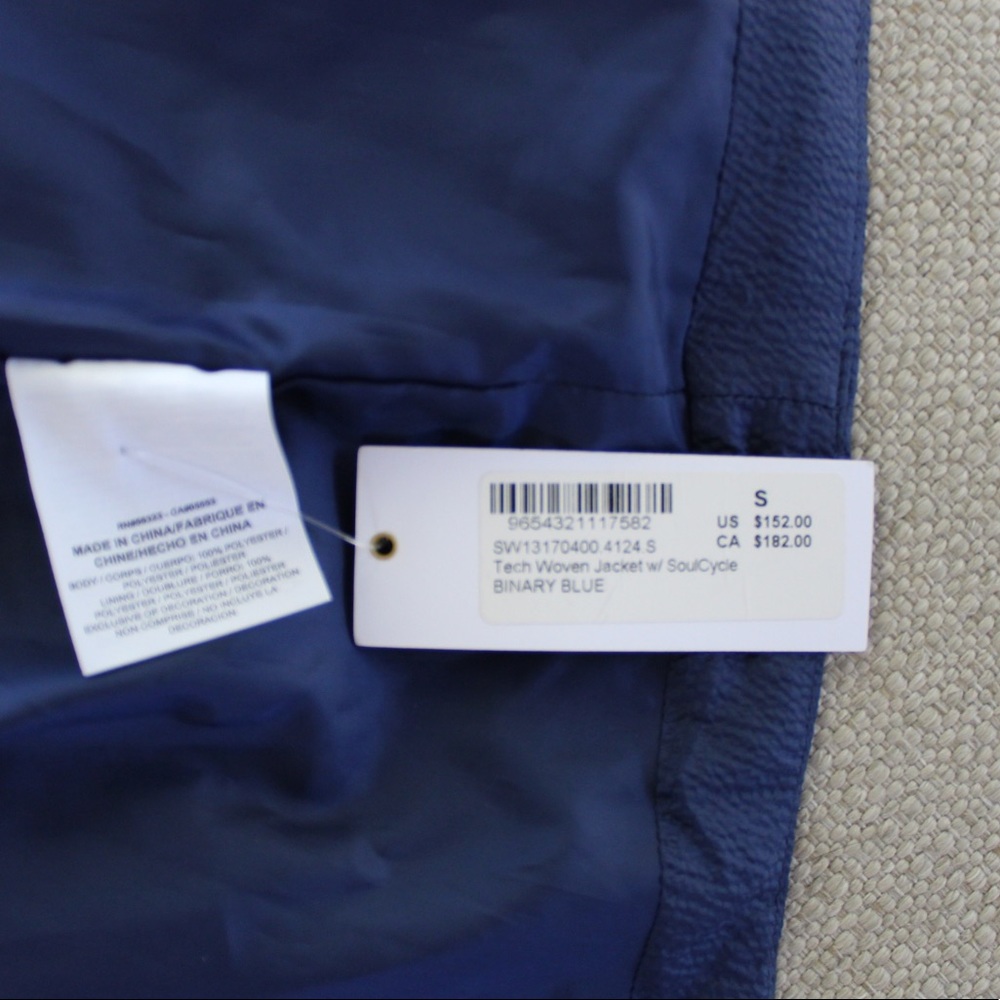NWT Nike for SoulCycle windbreaker - convertible - Picture 8 of 8